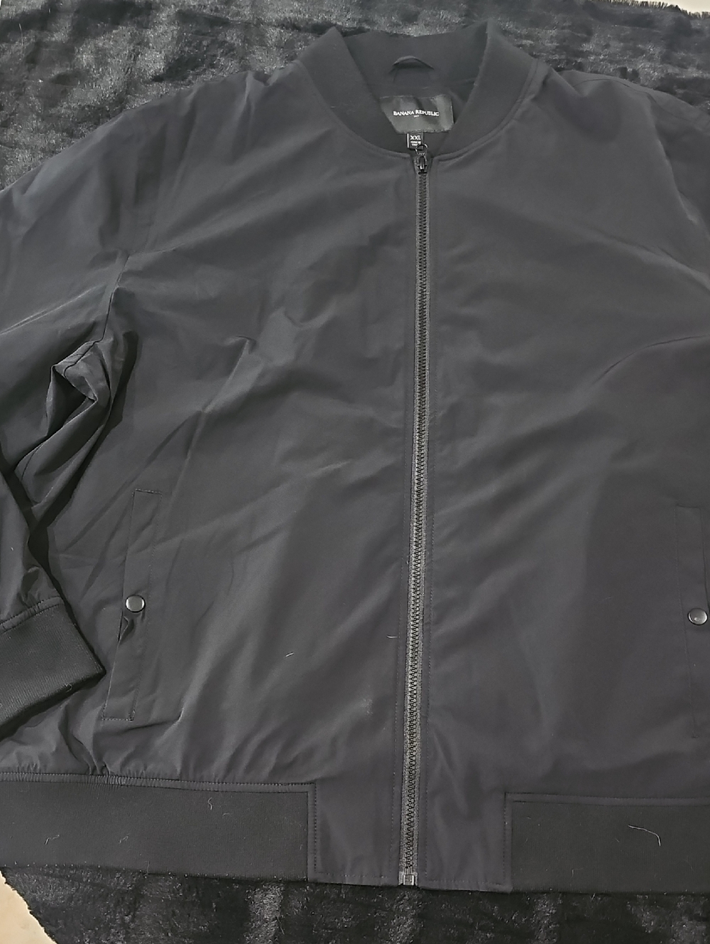 Banana Republic Black Bomber Jacket